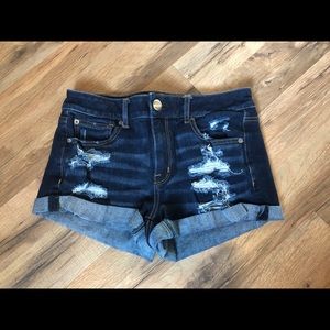 American Eagle high rise shortie size 8